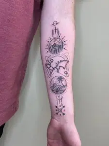 cm3 geometric tattoo