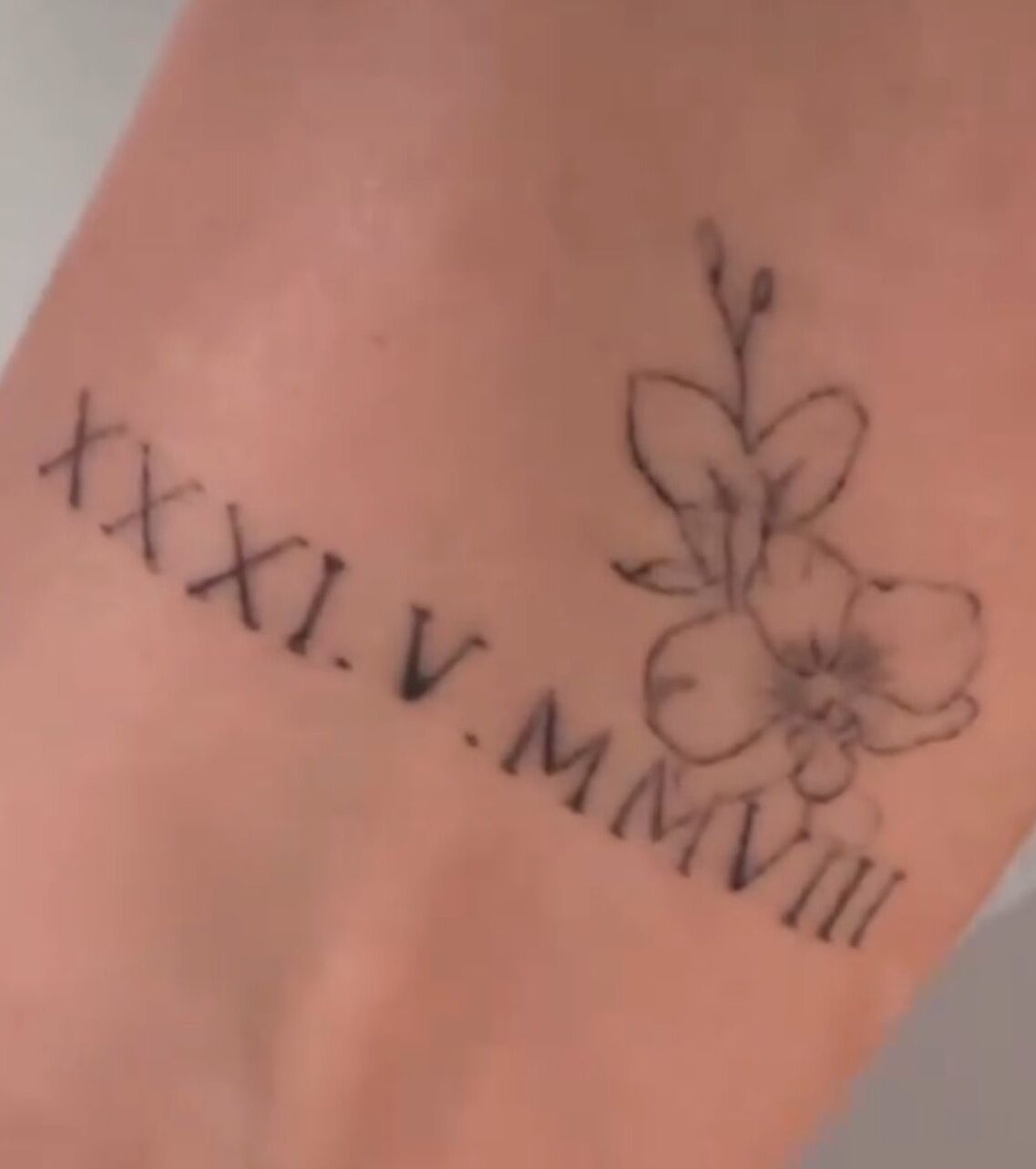 the before tattoo that needed covering up