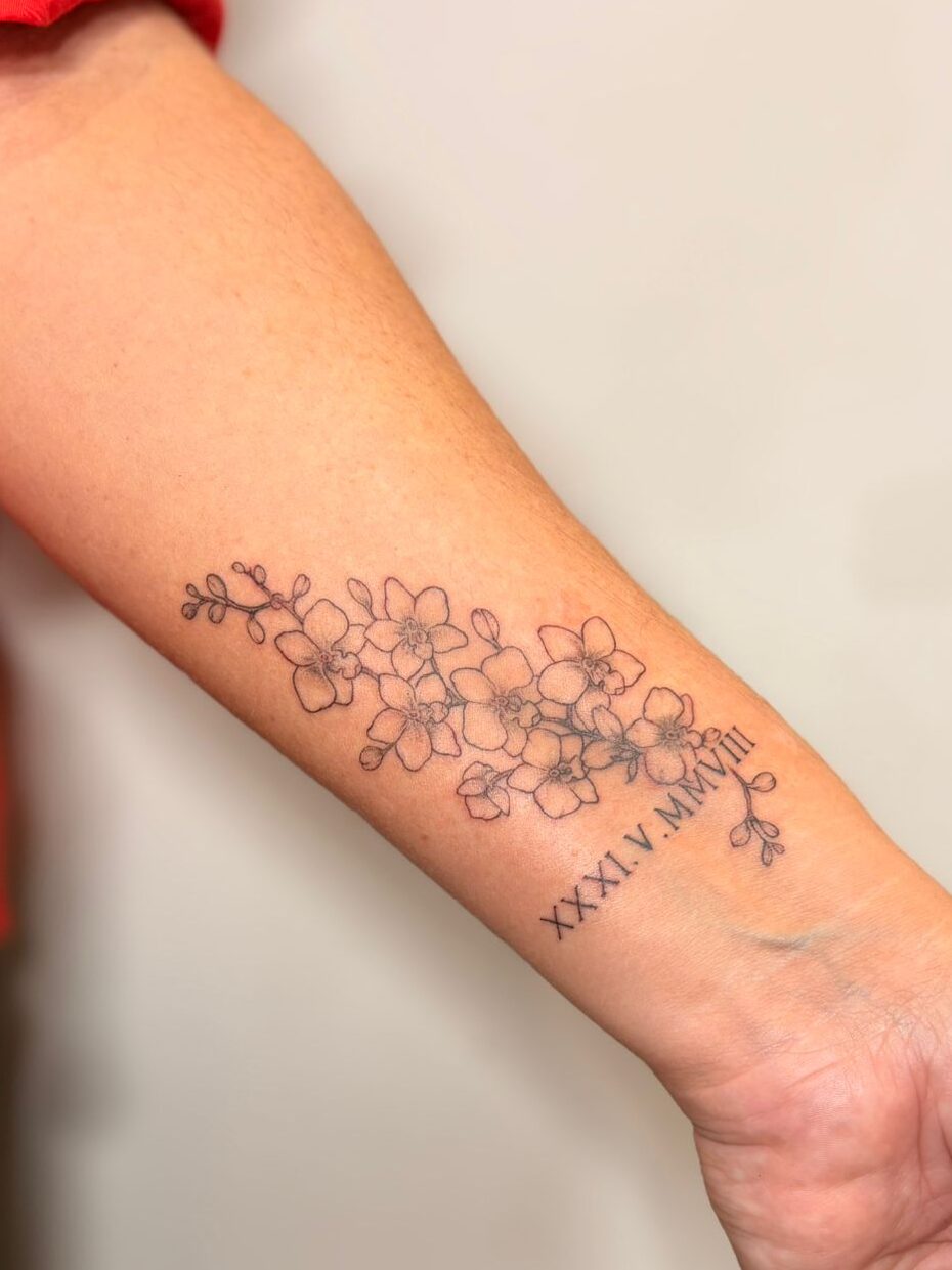The after tattoo, for the fine line tattoo cover up